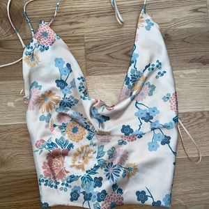 SATIN/SILK FEEL ZARA TOP